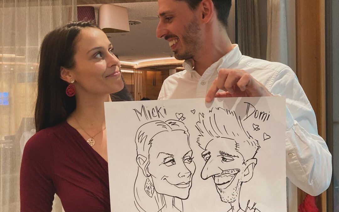 Analoge Karikaturen