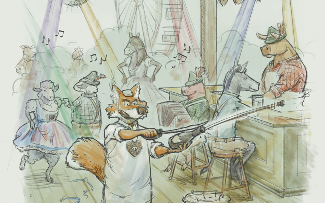 Illustrationen für die Fuxerei